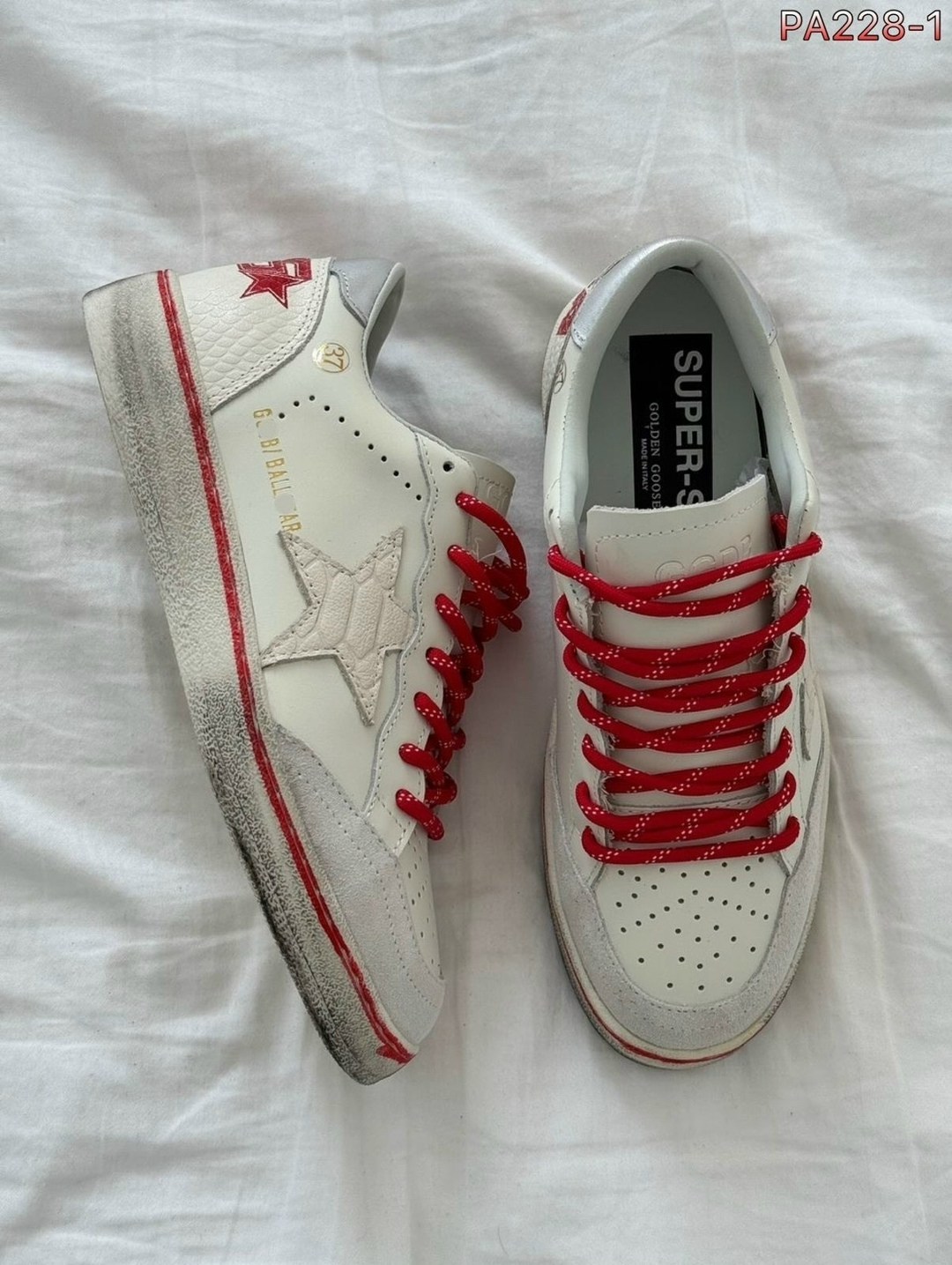 кеды golden goose "ball star" красные,кроссовки golden goose ball-star low белый красный,golden goose ball star sneakers,кроссовки golden goose ball star,кроссовки golden goose
