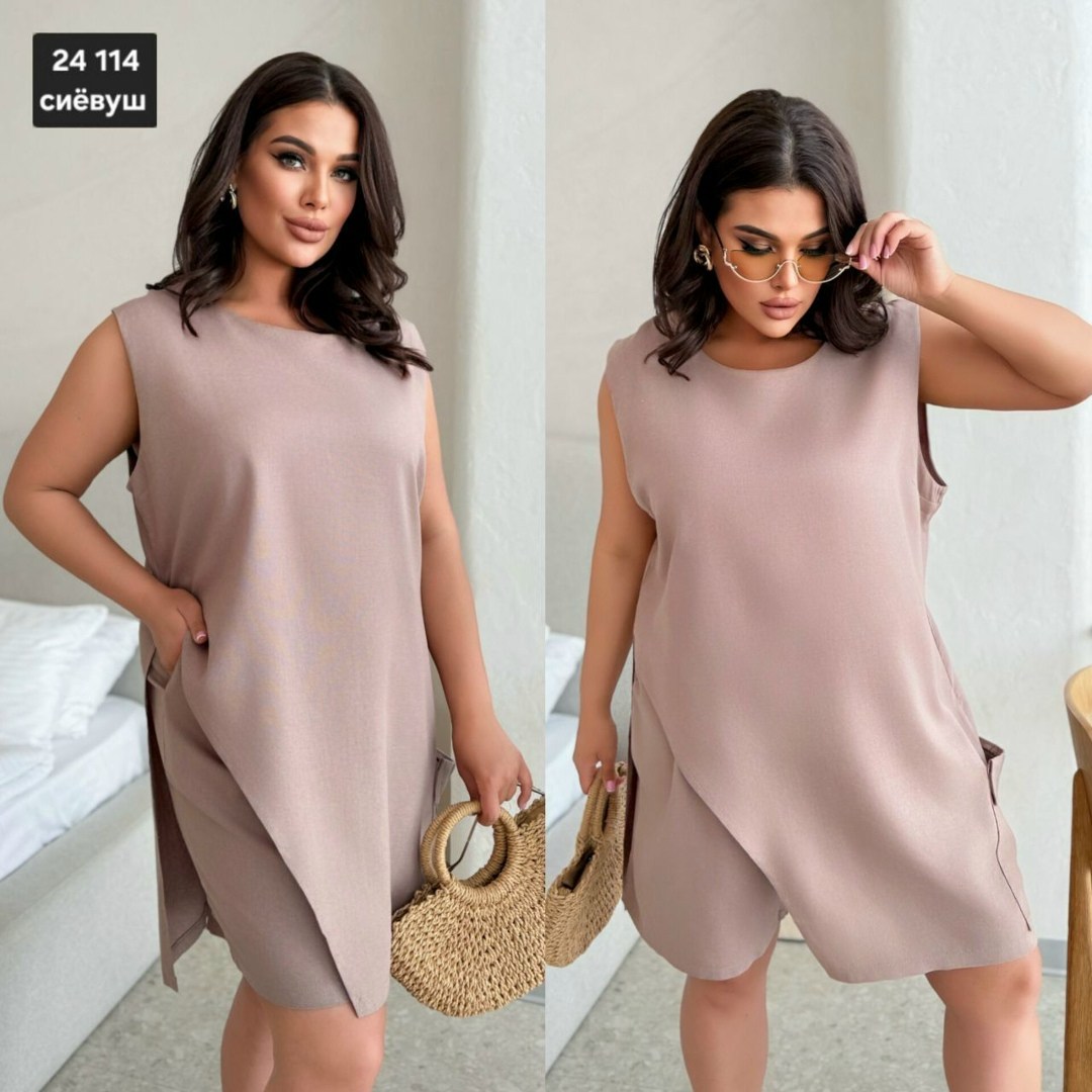 туника удлиненная,костюм женский,модное платье,костюм туника,костюм с шортам