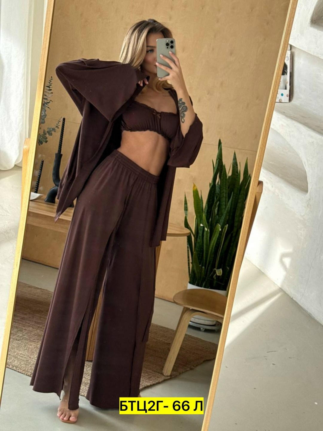 пижама женская коричневая,пижама женская,пижама женская шелковая тройка,костюм женский,пижама тройка