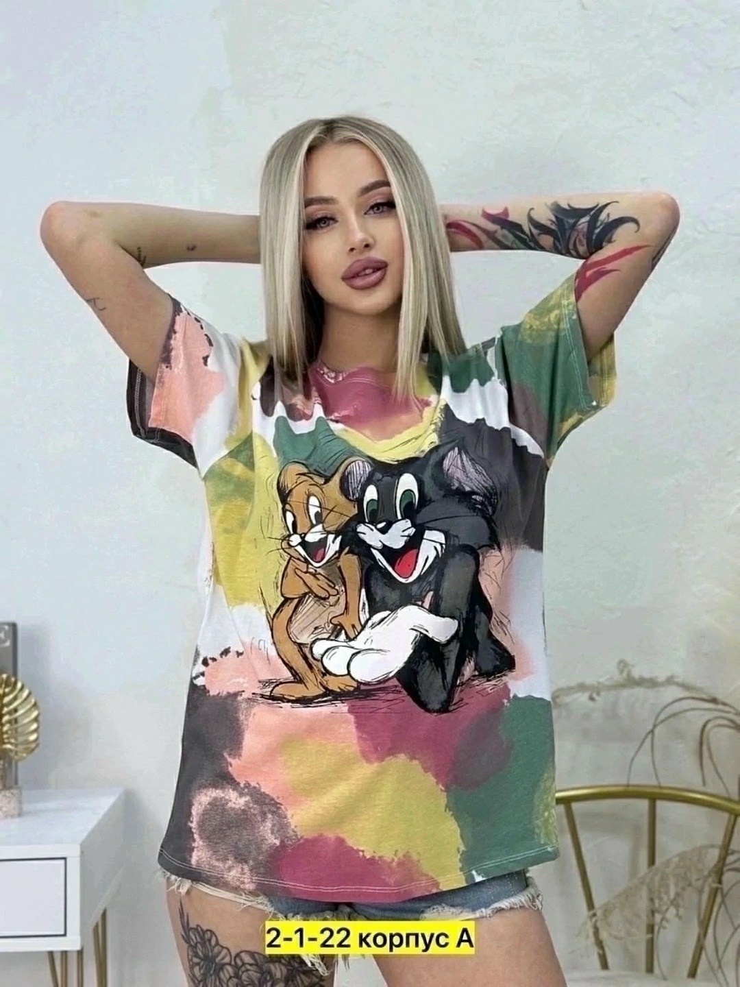футболка оверсайз с принтом мики маус fashion lux,футболки оверсайз с принтами,женская футболка оверсайз,женская футболка,женская футболка оверсайз с длинным рукавом и принтом мики маус fashion lux