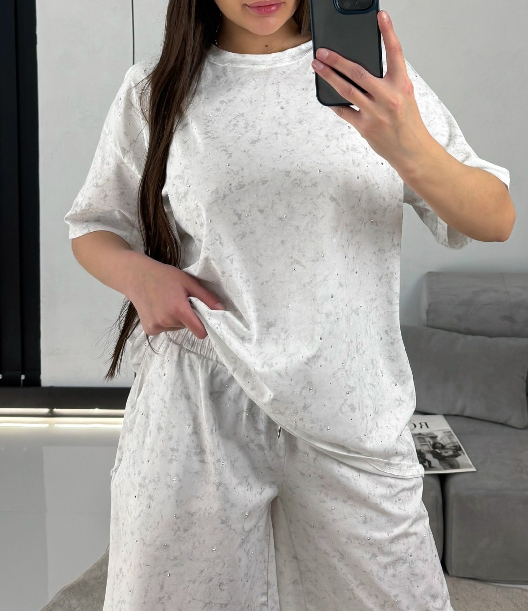 женский костюм с шортами,костюм женский,костюм с шортам,стильные костюмы,костюм трикотажный