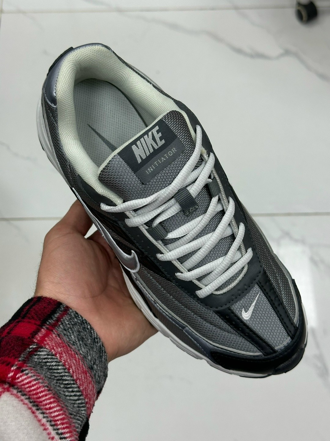 кроссовки nike initiator,кроссовки nike,мужские кроссовки,кроссовки мужские nike initiator графитовые ib3083-001,nike initiator