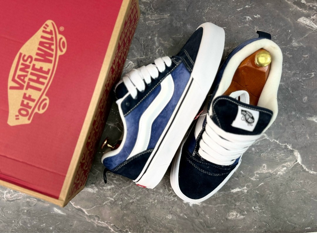 ,мужские кеды vans sk8-low,vans knu skool голубые,синие вансы,кеды vans knu skool