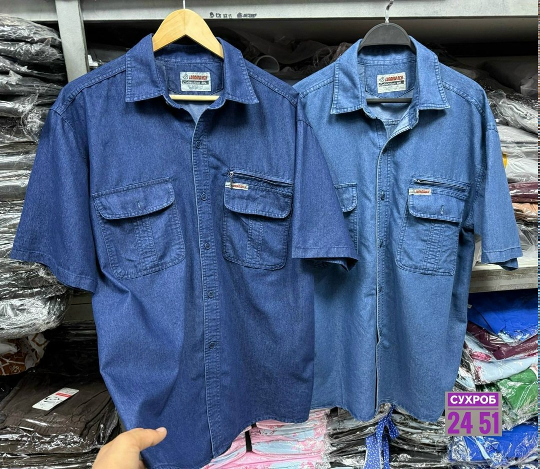 джинсовые рубашки мужские,рубашка мужская джинсовая с коротким рукавом,рубашка мужская джинсовая с карманами,мужская джинсовая рубашка большого размера,повседневная рубашка
