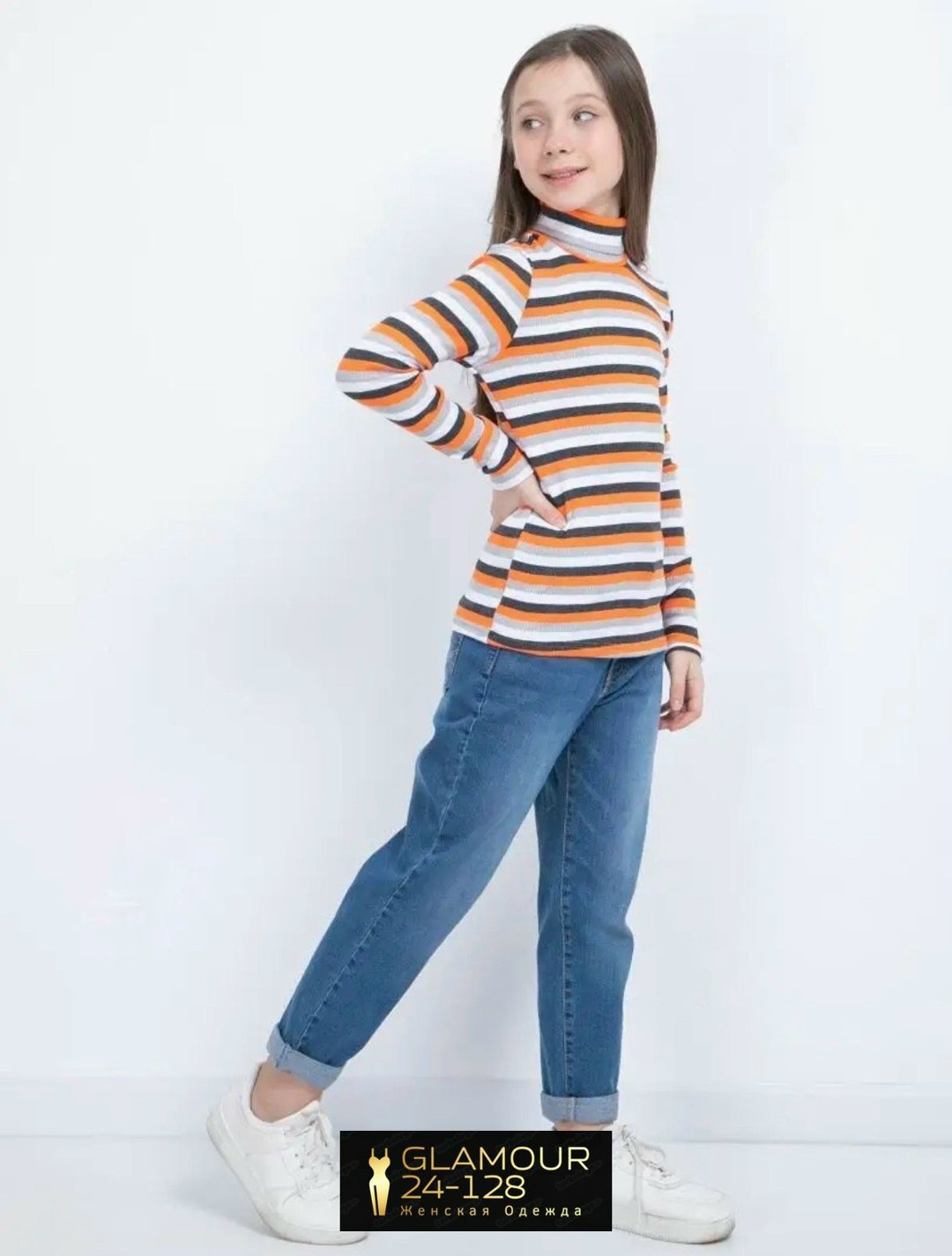 водолазка детская для девочки в рубчик с горлом в школу m-baby 20877828,водолазка школьная детская,водолазка,детская водолазка,водолазка школьная детская с горлом