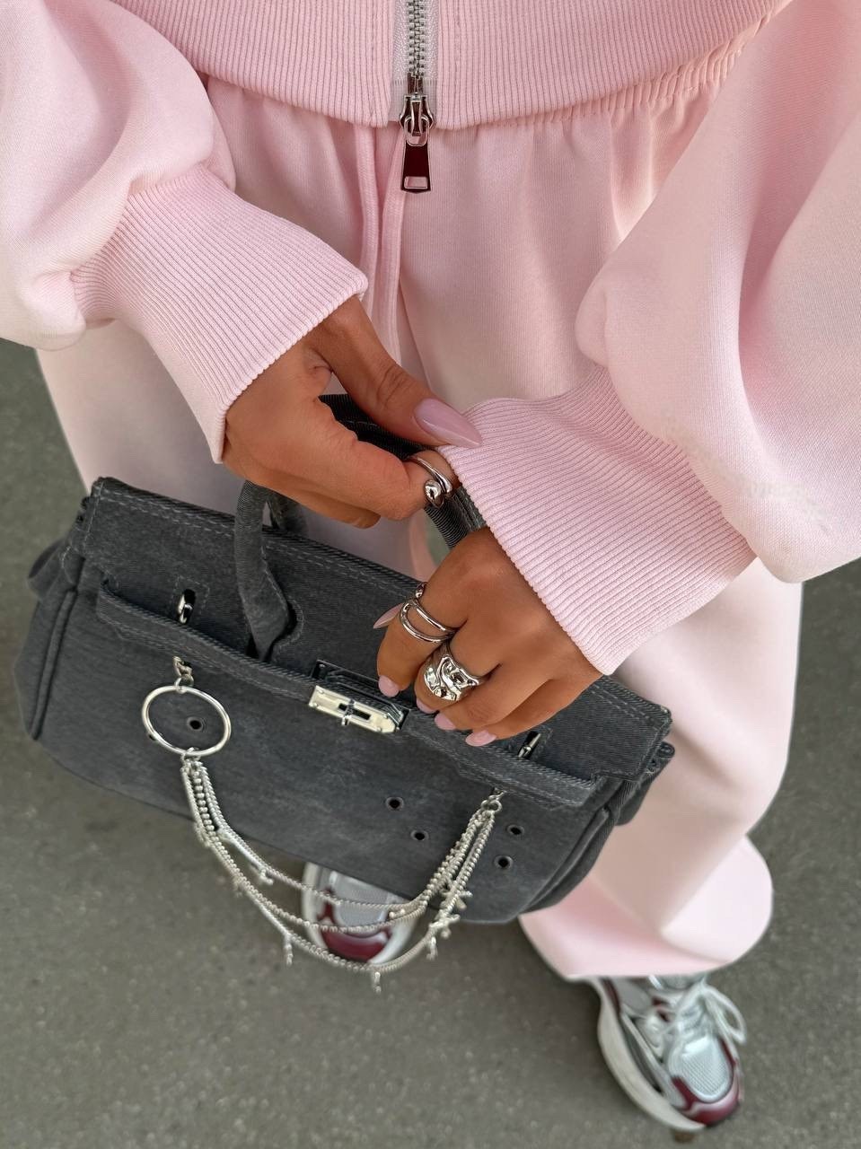 костюм спортивный,спортивный костюм женский,спортивный костюм для женщин,костюм спортивный со штанами палаццо и зип худи micca розовый,костюм спортивный розовый