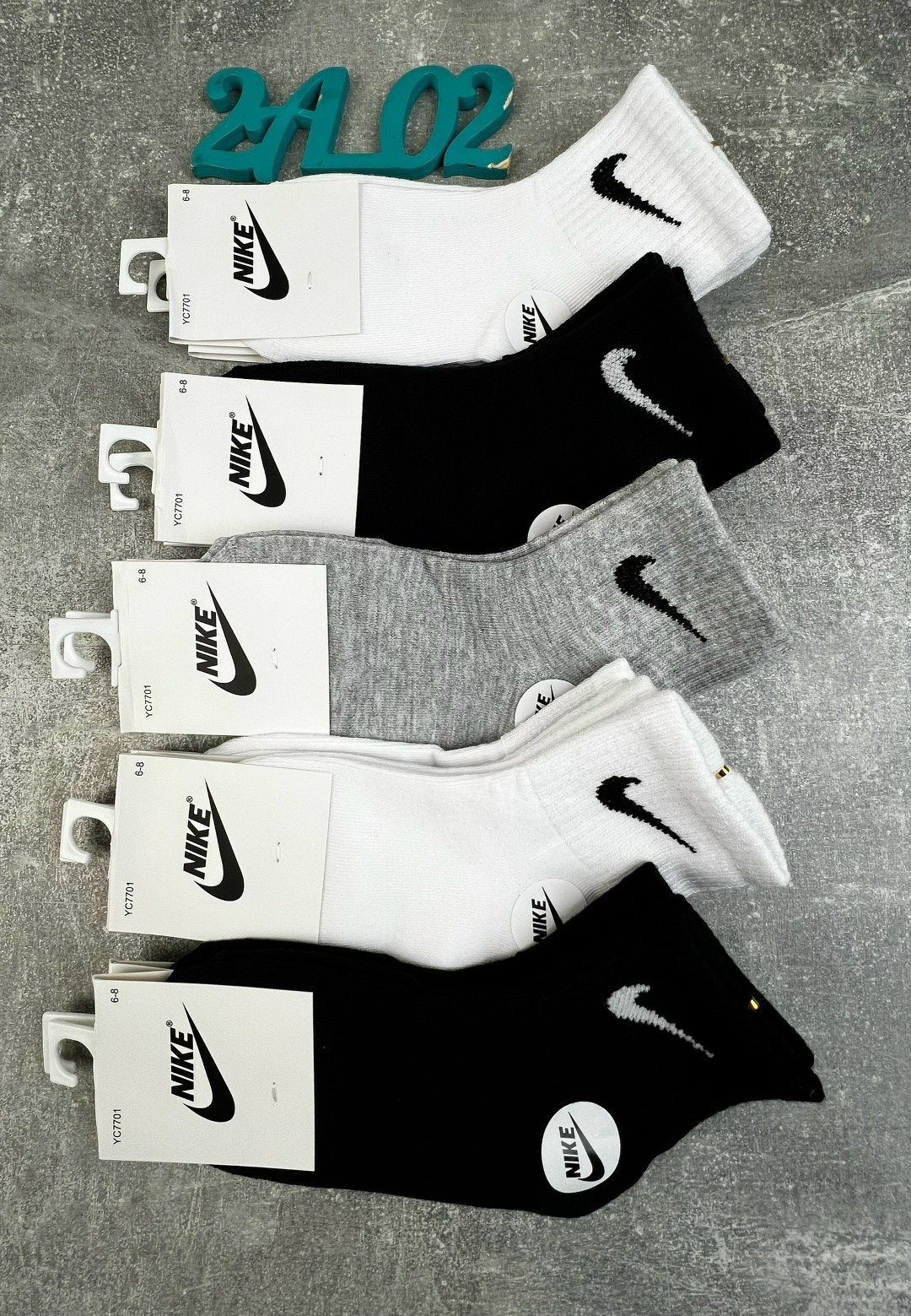 носки мужские,носки набор спортивные,носки спортивные,носки средние хлопковые набор 5 пар nike,носки