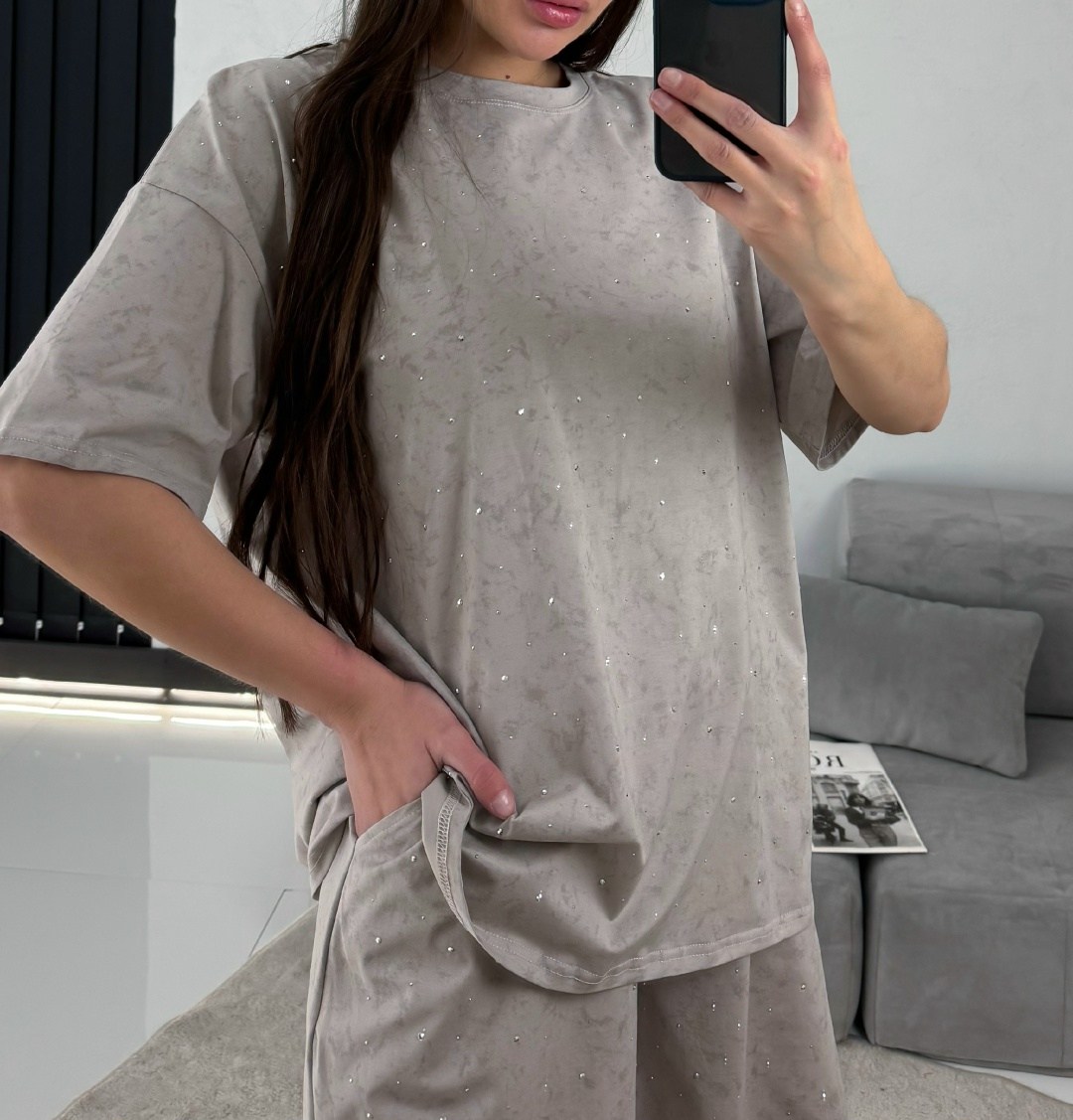 женский костюм с шортами,костюм женский,костюм с шортам,стильные костюмы,костюм трикотажный