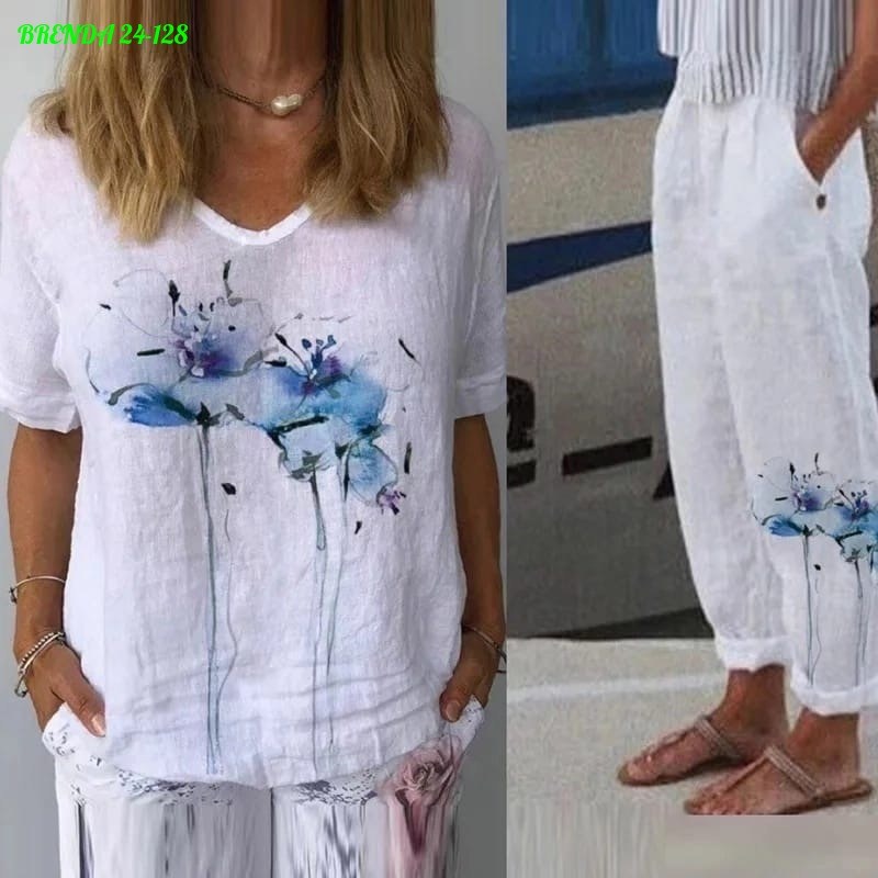 женские модные повседневные футболки,женские летние костюмы,костюм женский,летние костюмы,костюм женский из хлопка