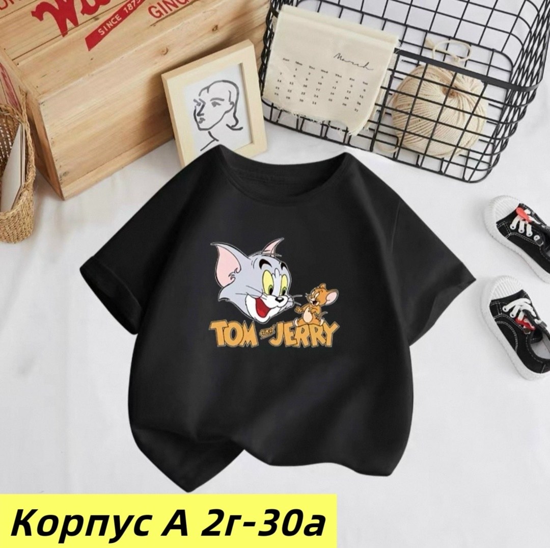 футболки детские,футболки для девочек,футболка том и джерри,детская футболка,футболка для девочек и мальчиков