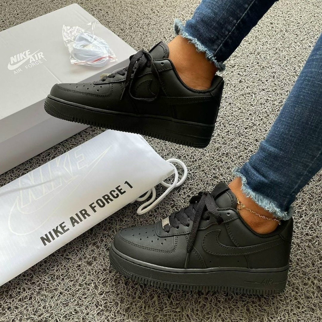 nike air force 1 low black,nike air force 1,форсы черные женские,air force 1 black,кроссовки