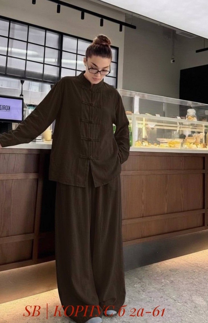 костюм классический,костюм в китайском стиле,летние костюмы,женский брючный костюм,голубой брючный костюм