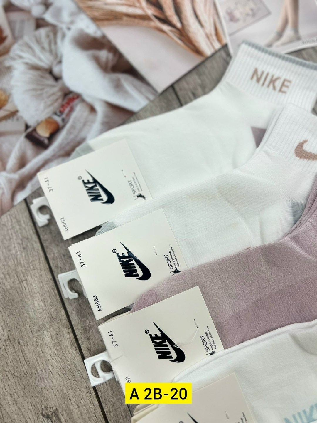 комплект носки женские,комплект носков женских nike sport socks белых 36-41,женские носки,носки набор женские,носки женские 10 пар