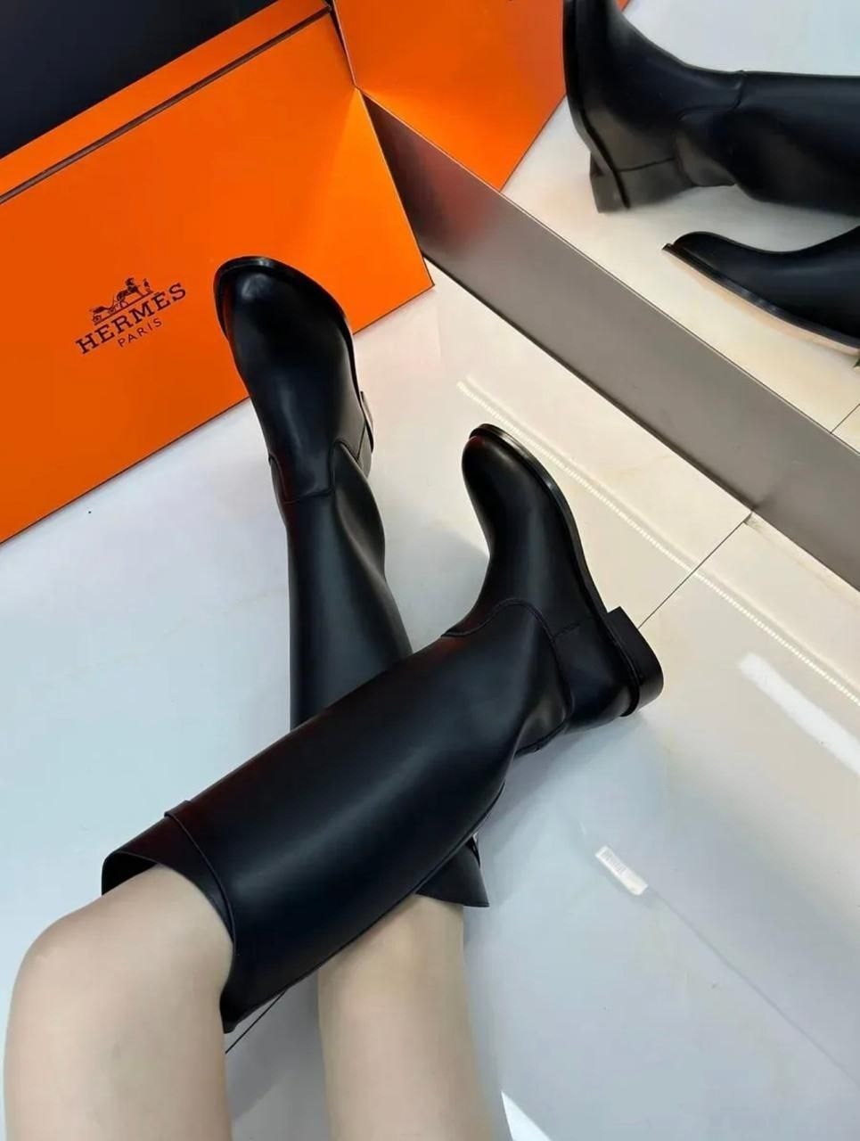 сапоги,сапоги hermes,сапоги женские натуральная кожа,hermes сапоги женские,женские сапоги