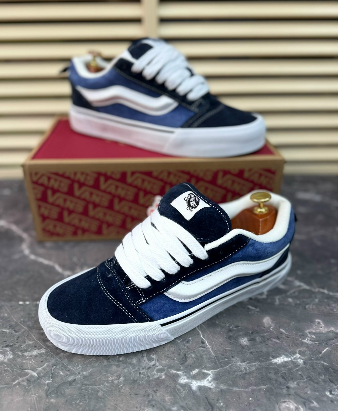 ,мужские кеды vans sk8-low,vans knu skool голубые,синие вансы,кеды vans knu skool