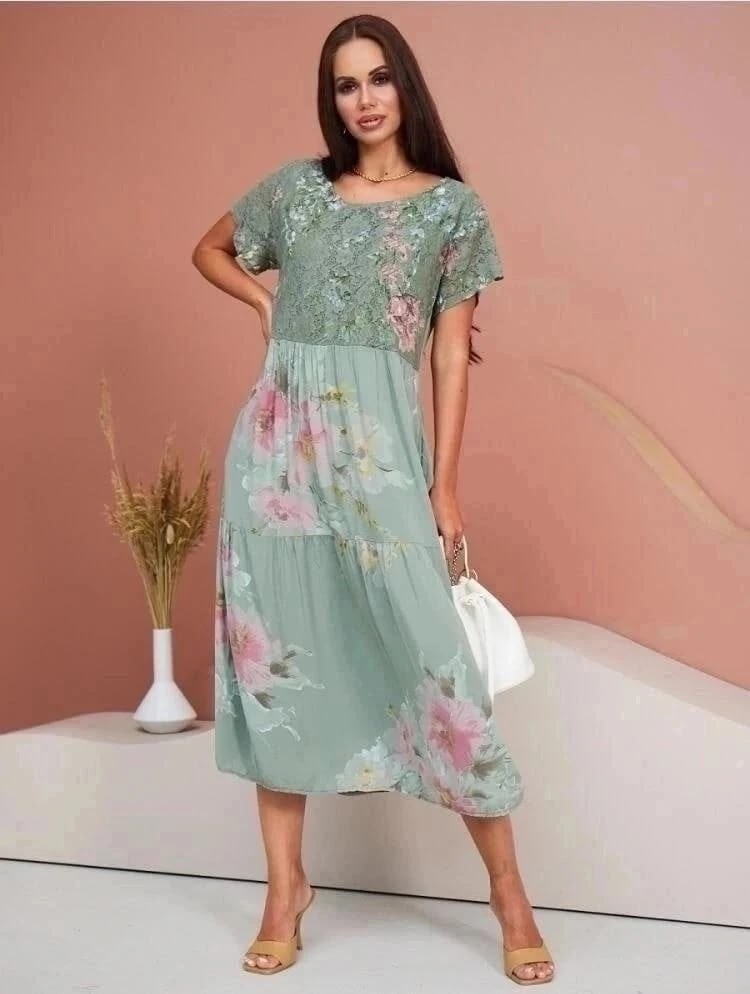 платье летнее,вискоза шифон,платье женское летнее оверсайз,итальянский штапель платья,платье женской летнее