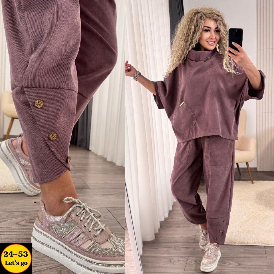 костюм женский вельвет туника с брюками для больших размеров цвет бордовый размер 54,костюм женский туника с брюками из вельвета больших размеров от velesway,костюм бохо женский брючный,брючный костюм