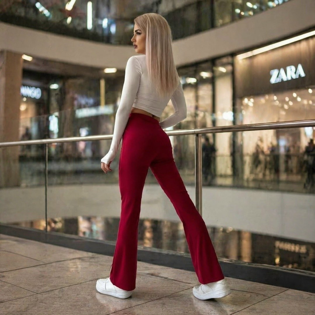 клеш брюки,женские брюки клеш,ispanyol paça pantolon,брюки женские,бордовые брюки