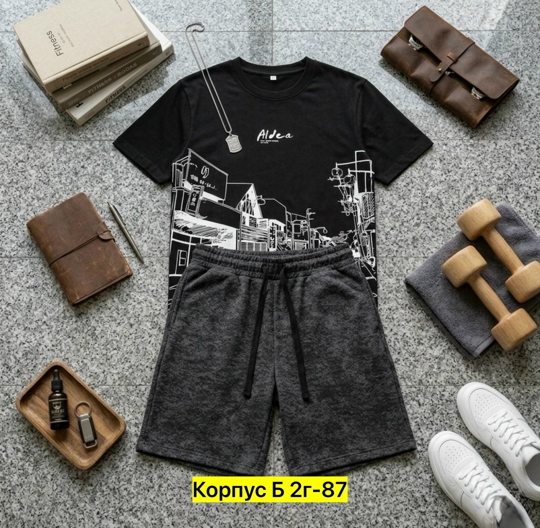 костюм спортивный мужской,мужской костюм с шортами,костюм для мужчин,мужской летний костюм с шортами,мужской костюм серый