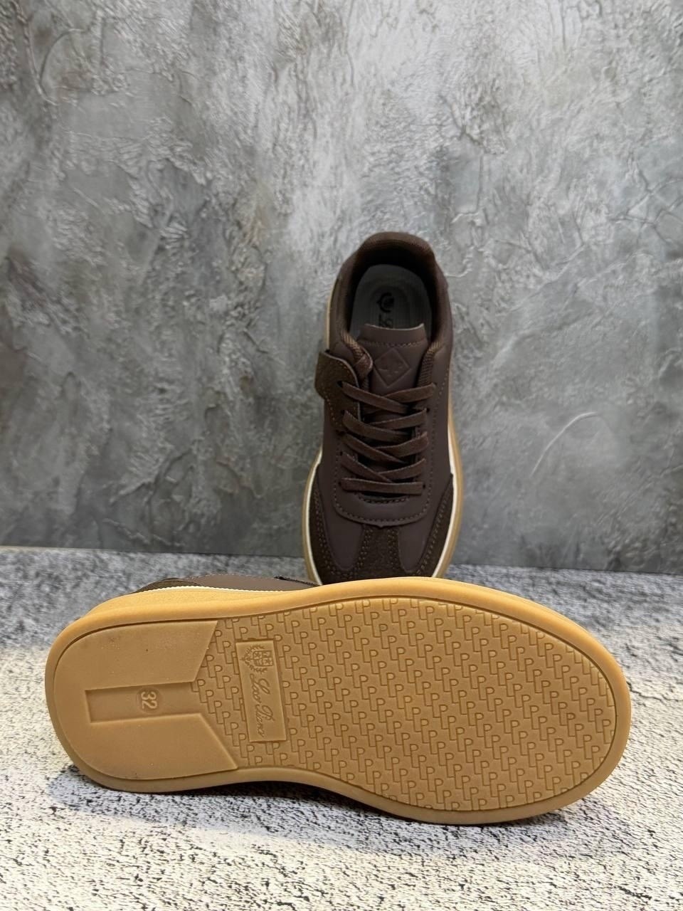 женские кроссовки из замши loro piana коричневые,кеды из натуральной замши,кроссовки из натуральной замши,,женские кроссовки из замши loro piana коричневые lm-21161