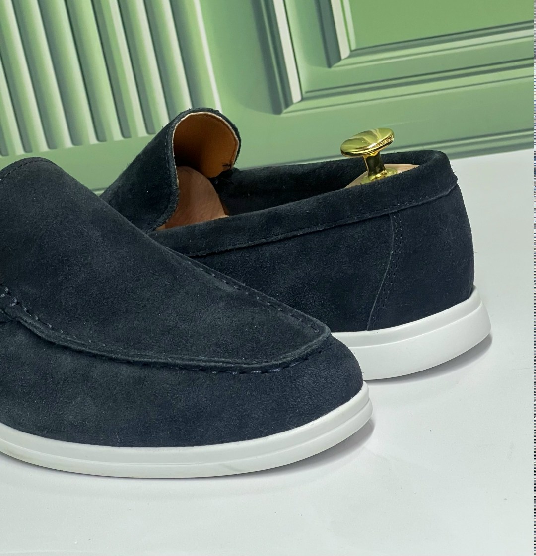 лоферы loro piana мужские,,лоферы мужские замшевые лоро пиано a100032 d.blue premium,замшевые лоферы тёмно синие мужские loro piano,лоферы loro piana