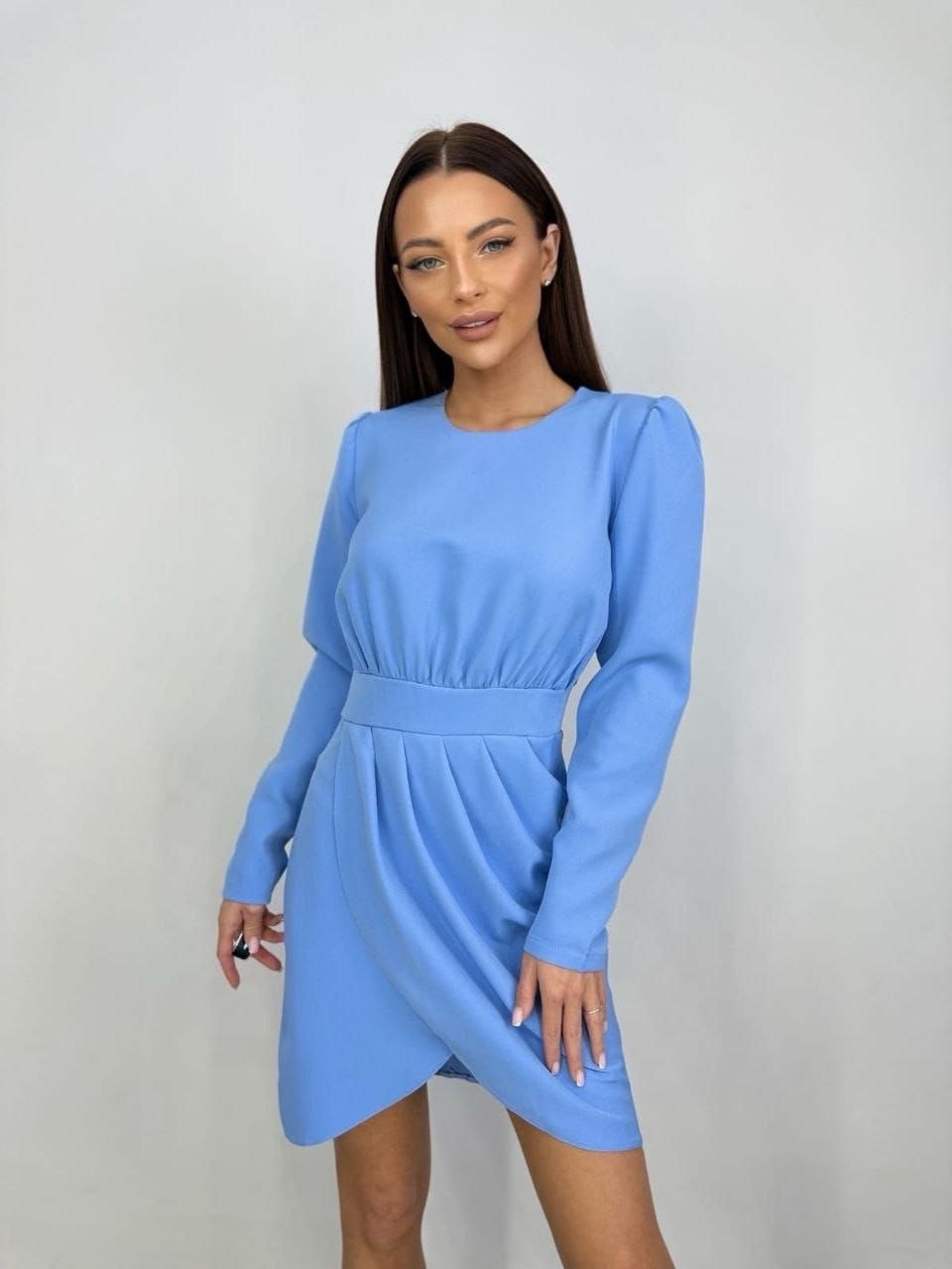 женское платье,платье,платье голубое,платье летнее,платье стильное