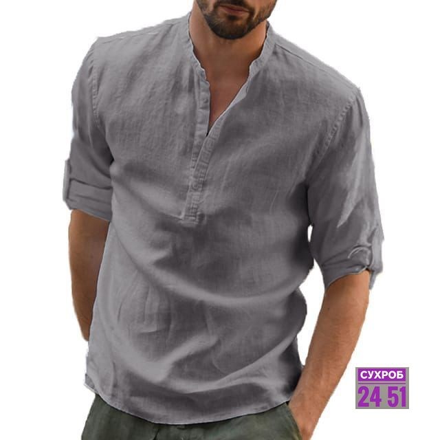 мужская льняная рубашка,мужские повседневные рубашки из хлопка,рубашка мужская повседневная,мужская повседневная хлопковая льняная рубашка,льняная рубашка с длинным рукавом