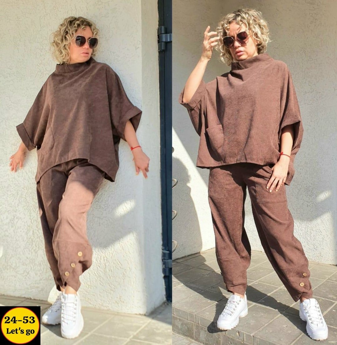 костюм женский вельвет туника с брюками для больших размеров цвет бордовый размер 54,костюм женский туника с брюками из вельвета больших размеров от velesway,костюм бохо женский брючный,брючный костюм