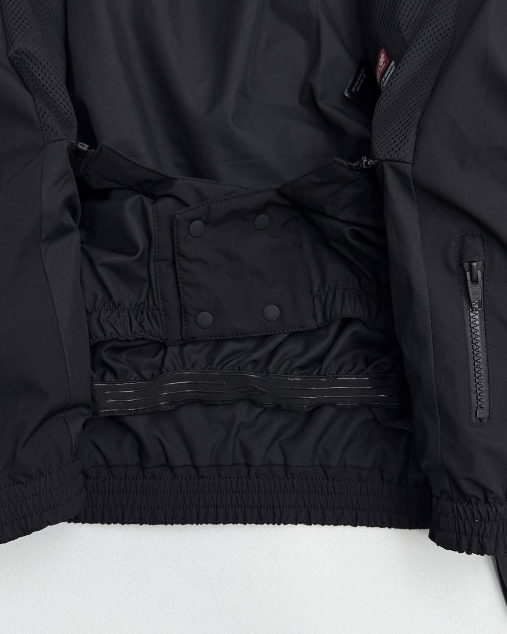куртка 3b sports icon medium fit tracksuit jacket 'black' balenciaga,куртка balenciaga,спортивная куртка,куртка,windbreaker balenciaga tracksuit jacket