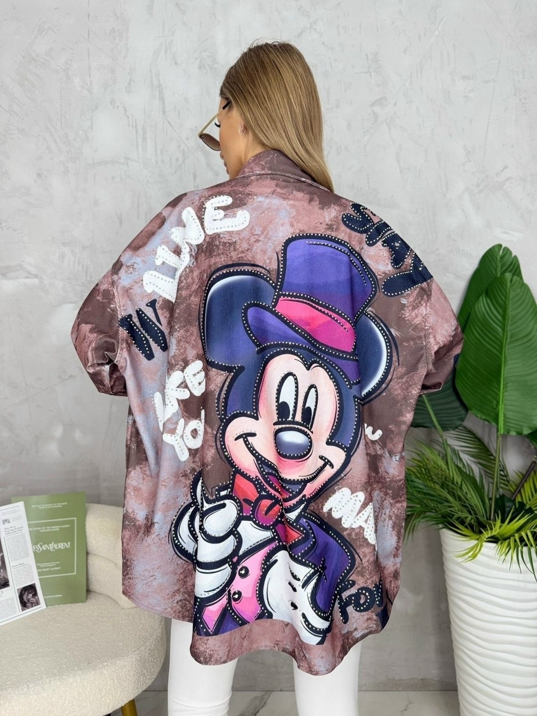 рубашка джинсовая женская,,джинсовка с микки маусом женские,рубашка джинсовая,джинсовый бомбер женский likisha fashion