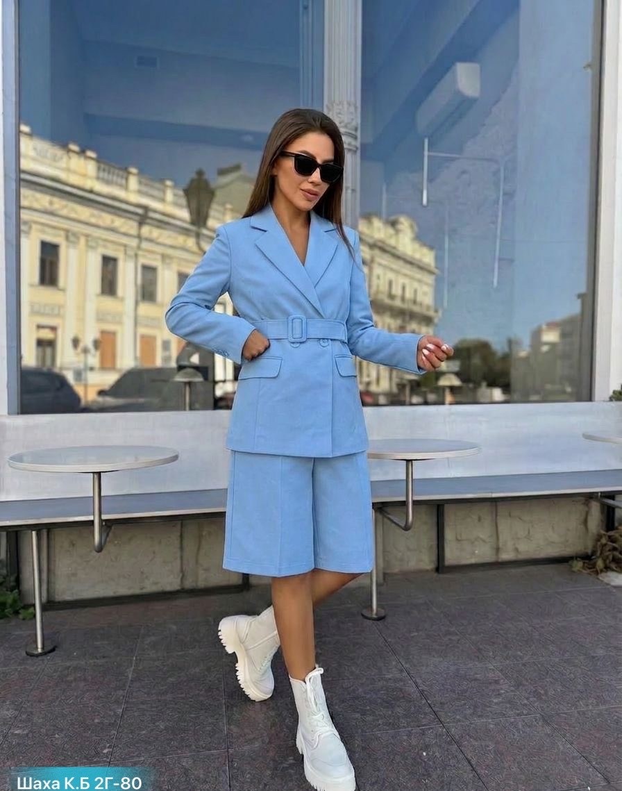 женский костюм с шортами,костюм шорты и пиджак,женские костюмы,костюм женский классический,костюм с шортам