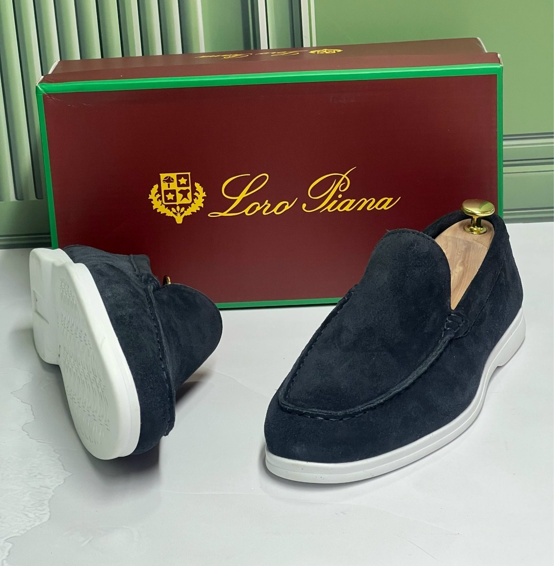 лоферы loro piana мужские,,лоферы мужские замшевые лоро пиано a100032 d.blue premium,замшевые лоферы тёмно синие мужские loro piano,лоферы loro piana