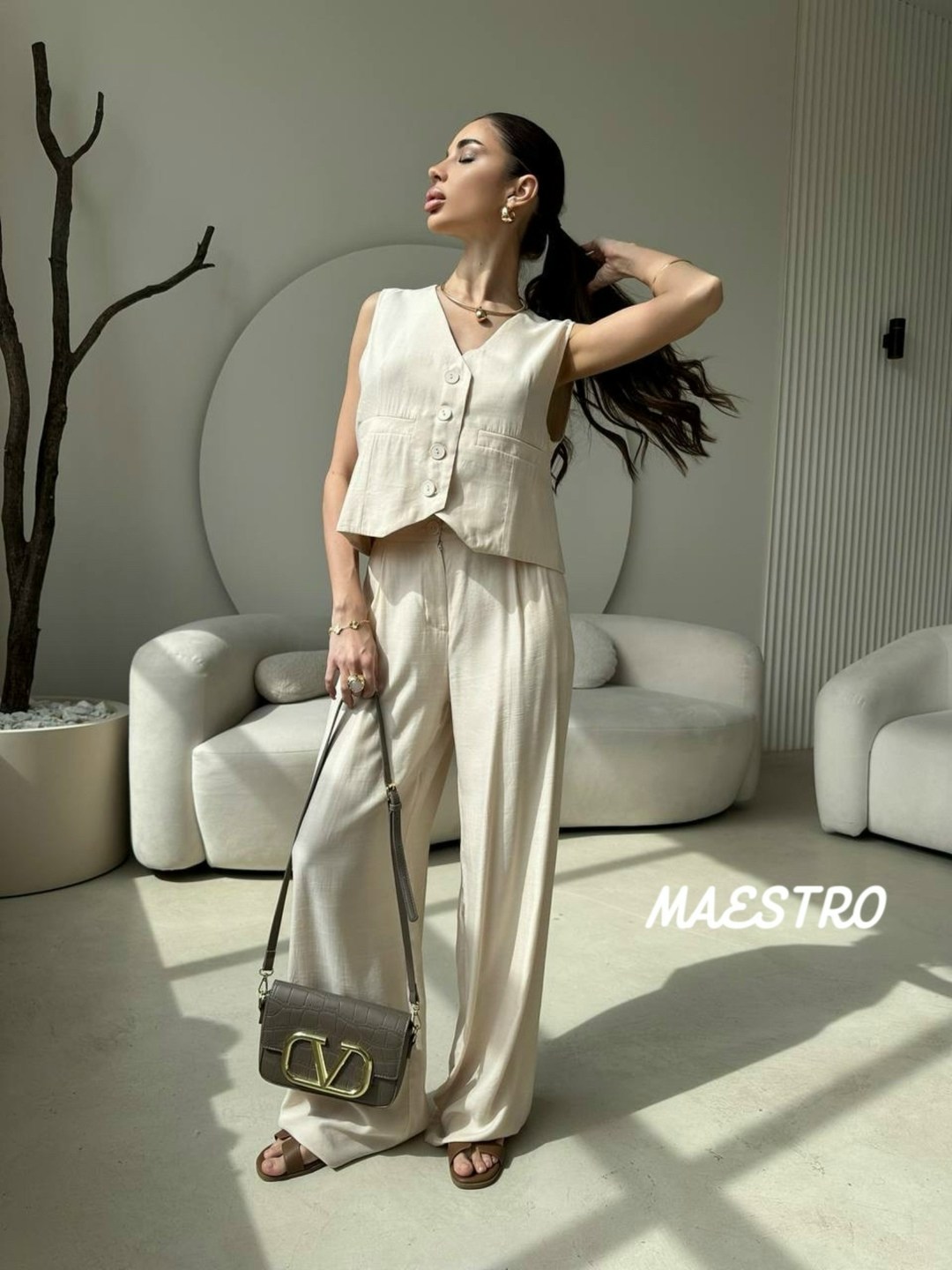 брючный костюм из льна,костюм женский лен,костюм белый брючный,брючный костюм,брючный костюм с жилетом