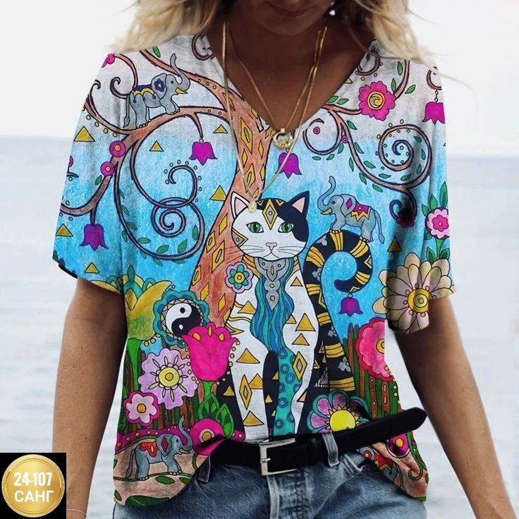 женские футболки с принтом,женская футболка с принтом кошка,футболки женская,футболки для женщин,футболки женские больших размеров
