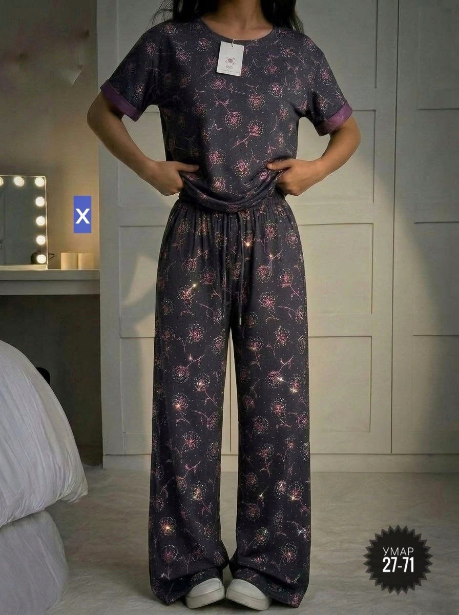 пижама женская,комплект пижама,пижама,домашняя одежда пижама,костюм женский