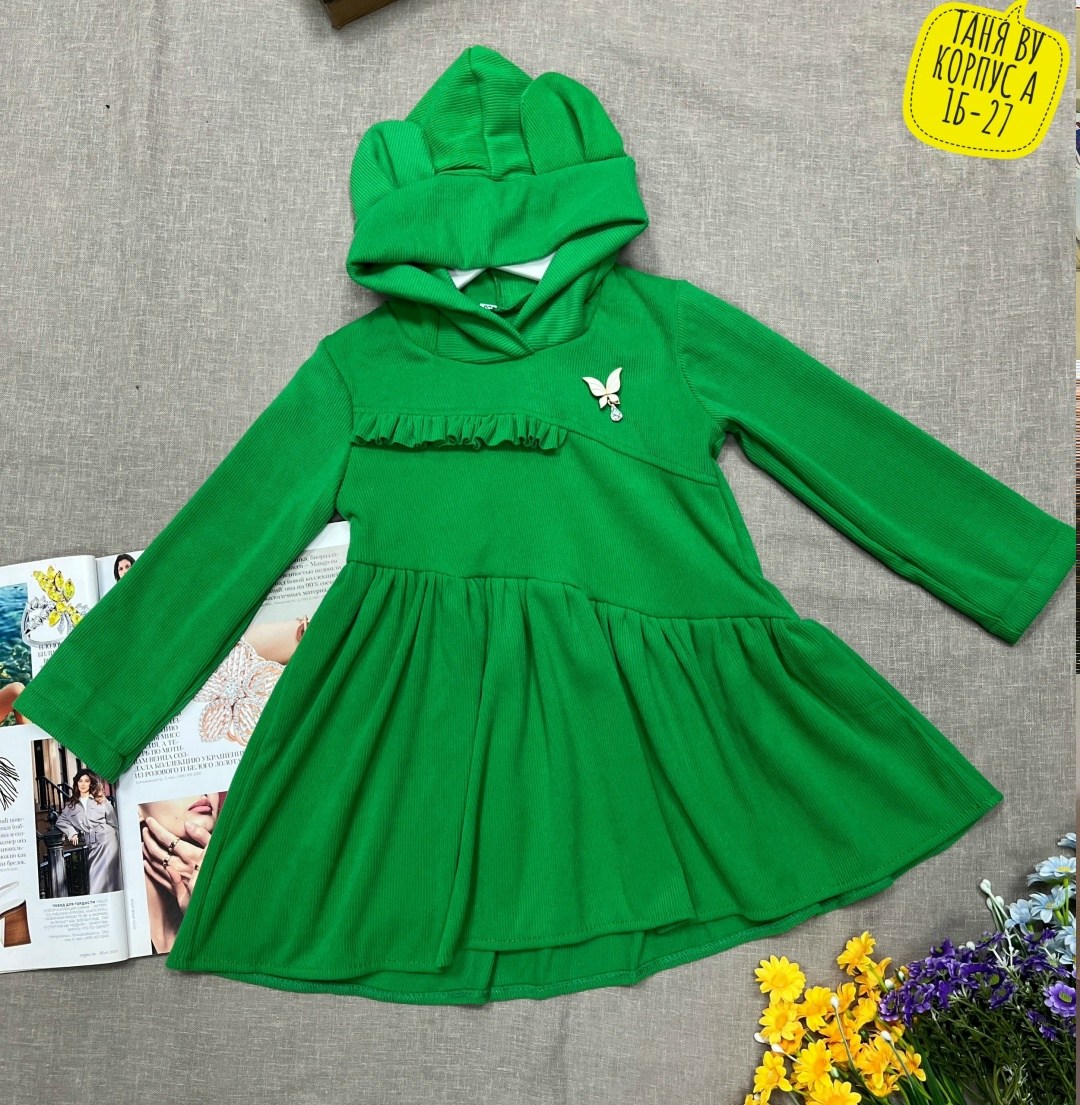 платья для девочек,платья детские,детский платье,платье для девочки вельветовое,платье с капюшоном для девочки