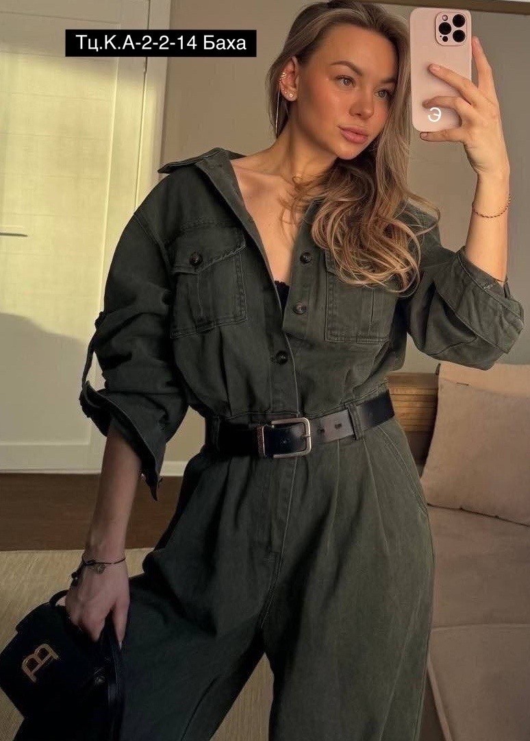 комбинезон davydoff 8014 хаки,женский комбинезон davydoff 8014 хаки,комбинезон женский,комбинезон женский хаки,комбинезон