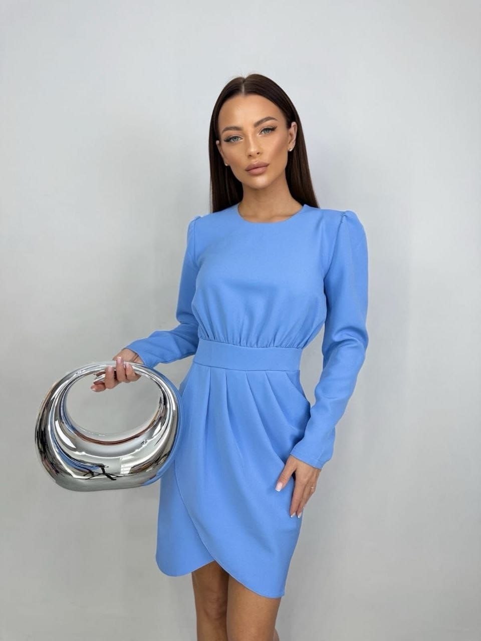 женское платье,платье,платье голубое,платье летнее,платье стильное