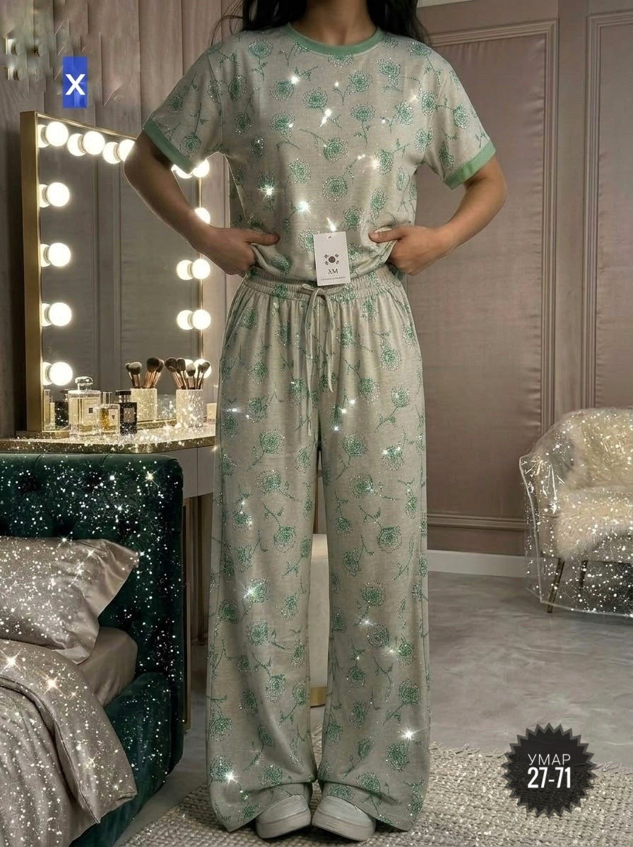 пижама женская,комплект пижама,пижама,домашняя одежда пижама,костюм женский