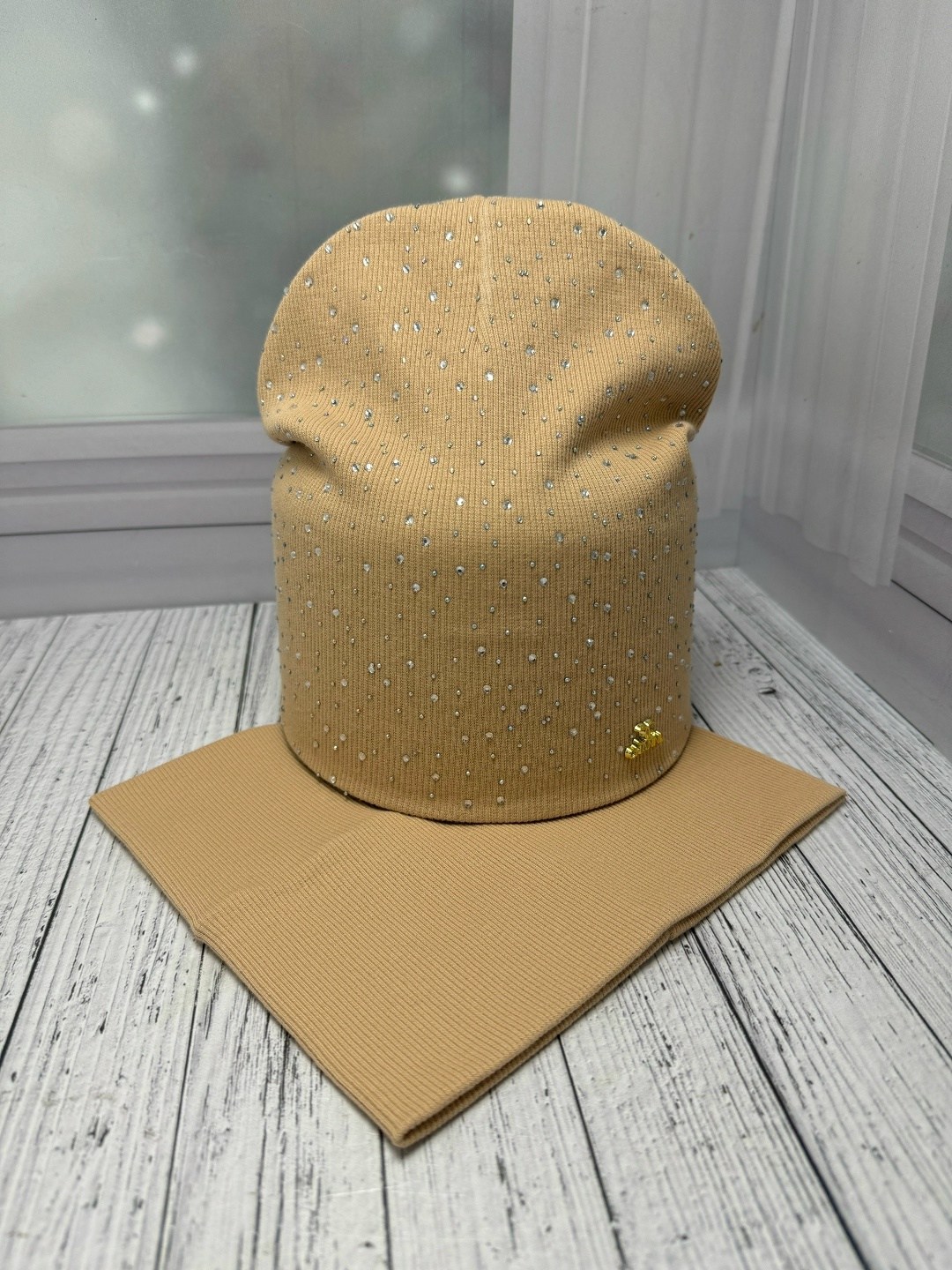 шапка и снуд для детей,комплекс шапка со снудом,комплект шапка снуд,головной убор,шапка комплект