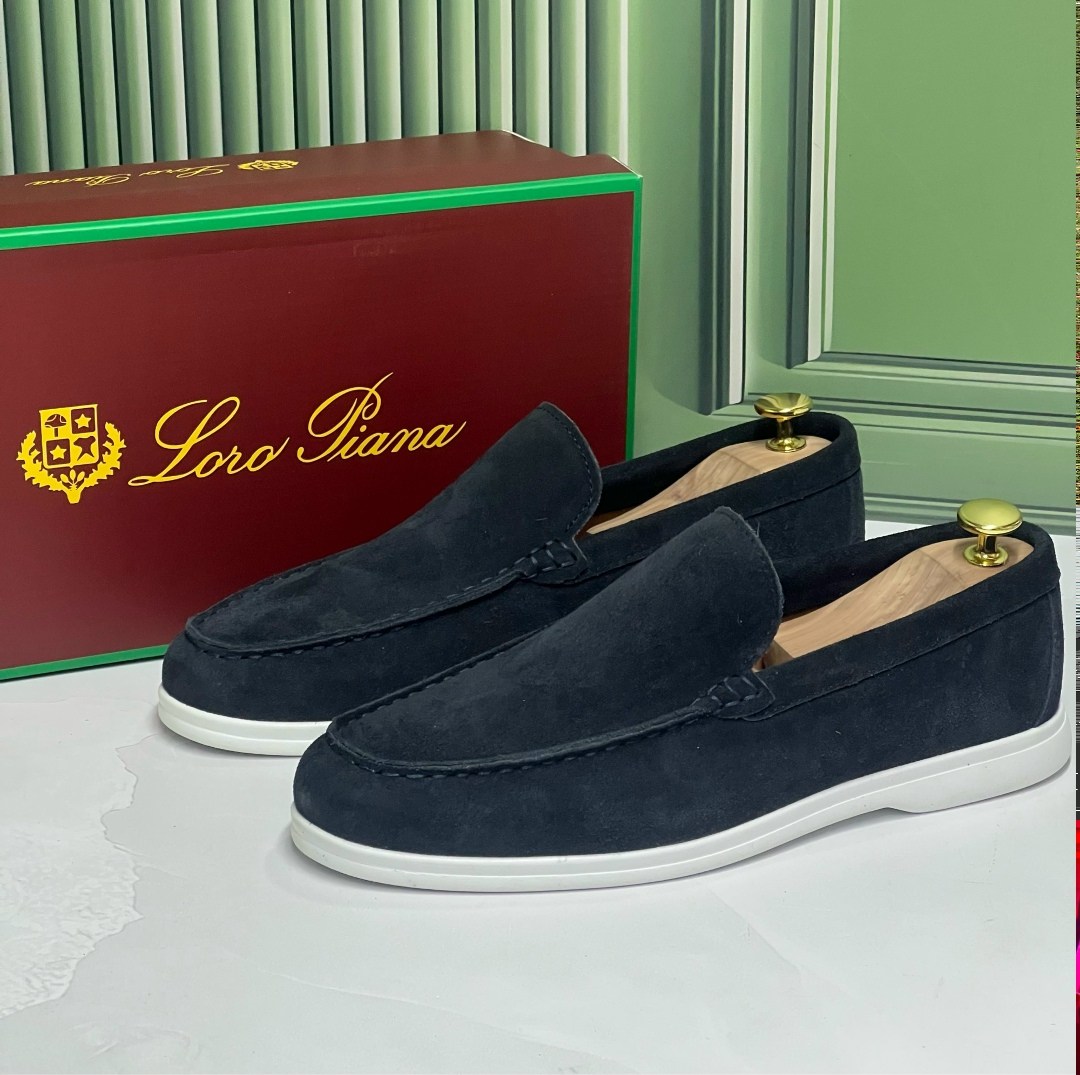 лоферы loro piana мужские,,лоферы мужские замшевые лоро пиано a100032 d.blue premium,замшевые лоферы тёмно синие мужские loro piano,лоферы loro piana