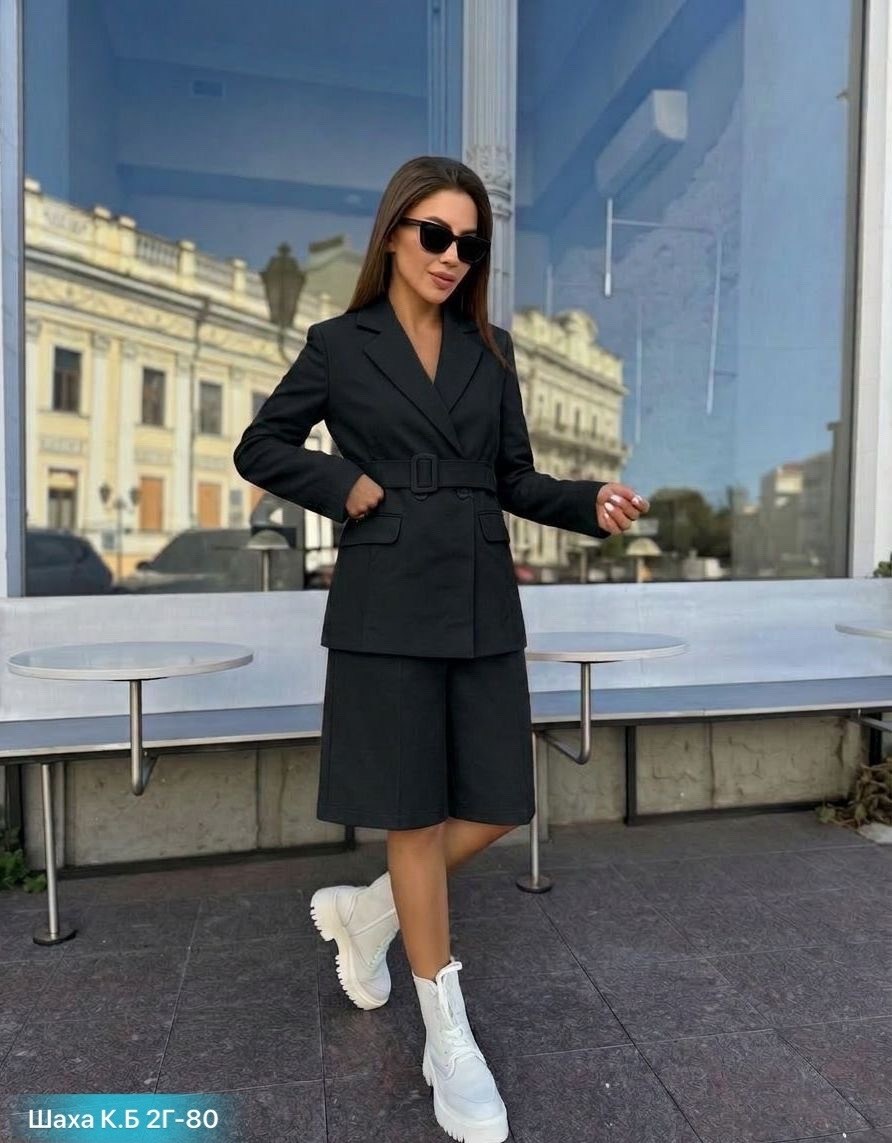 женский костюм с шортами,костюм шорты и пиджак,женские костюмы,костюм женский классический,костюм с шортам
