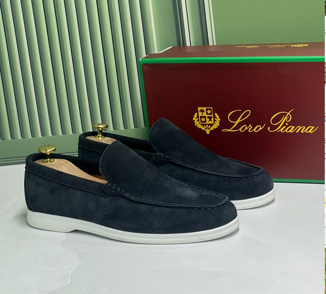 лоферы loro piana мужские,,лоферы мужские замшевые лоро пиано a100032 d.blue premium,замшевые лоферы тёмно синие мужские loro piano,лоферы loro piana