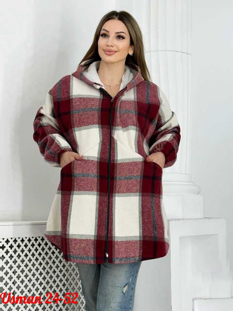рубашка теплая с капюшоном,рубашка с капюшоном,рубашка оверсайз теплая в клетку,теплая рубашка,рубашка женская теплая