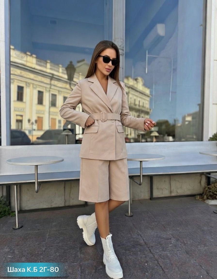 женский костюм с шортами,костюм шорты и пиджак,женские костюмы,костюм женский классический,костюм с шортам