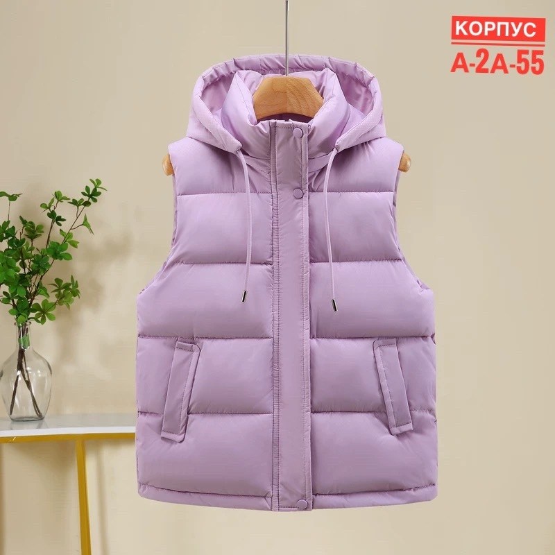 детский жилет,жилет с капюшоном,жилетка детская,жилет для девочек,жилет утепленная