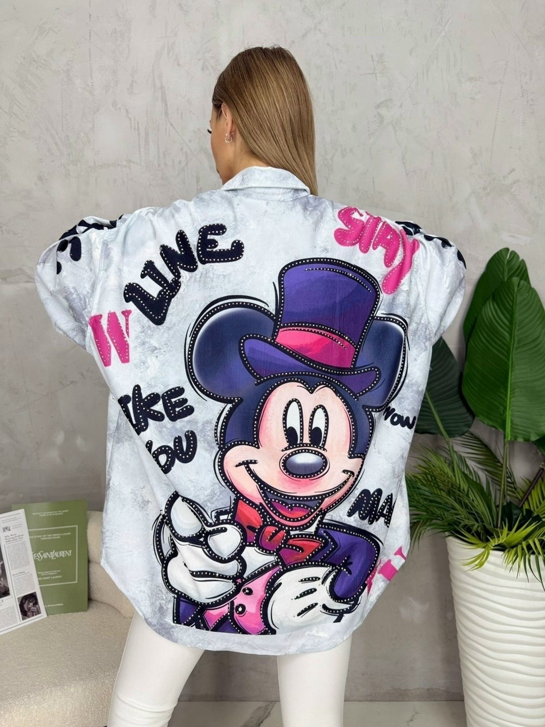 рубашка джинсовая женская,,джинсовка с микки маусом женские,рубашка джинсовая,джинсовый бомбер женский likisha fashion