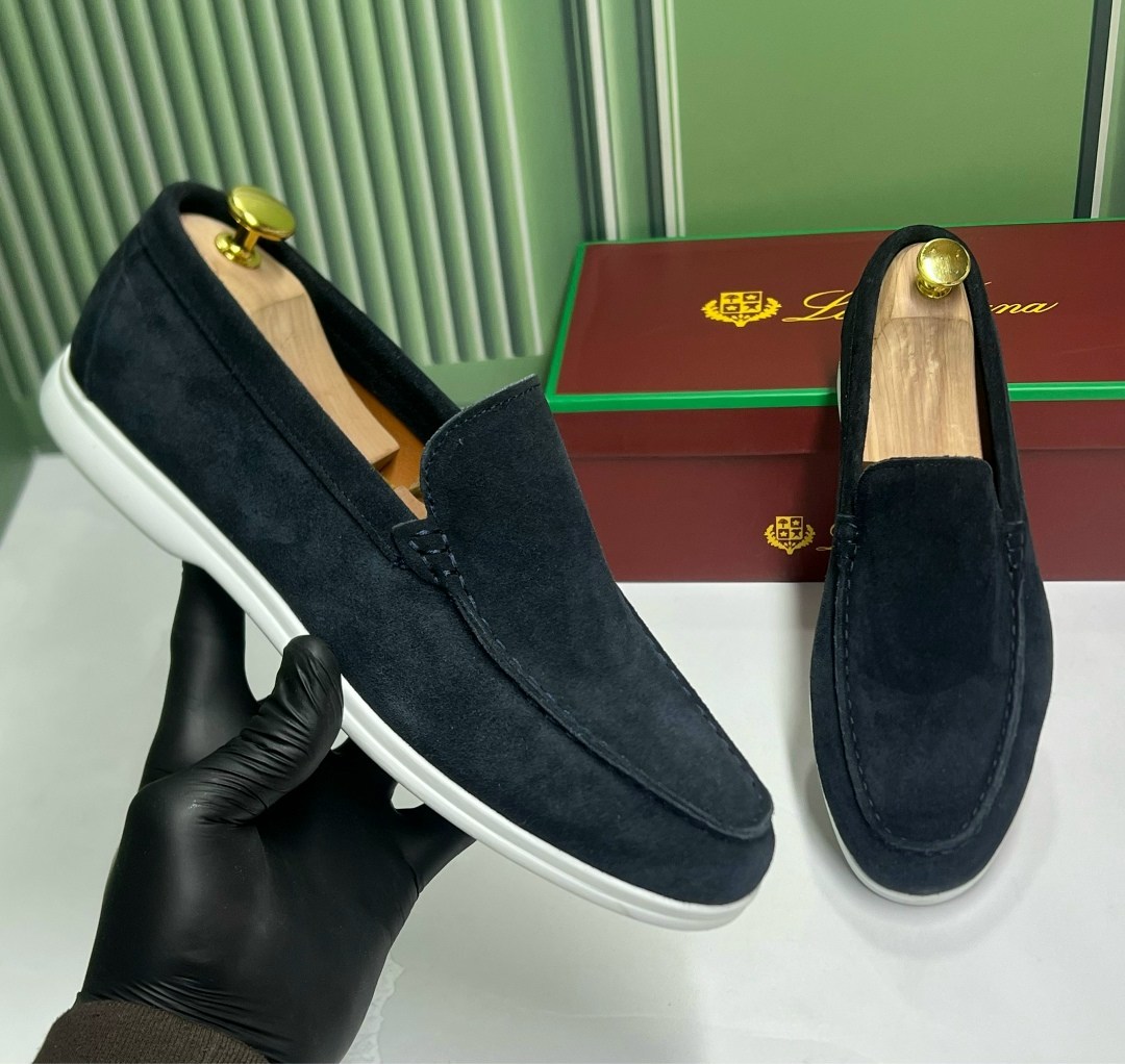 лоферы loro piana мужские,,лоферы мужские замшевые лоро пиано a100032 d.blue premium,замшевые лоферы тёмно синие мужские loro piano,лоферы loro piana