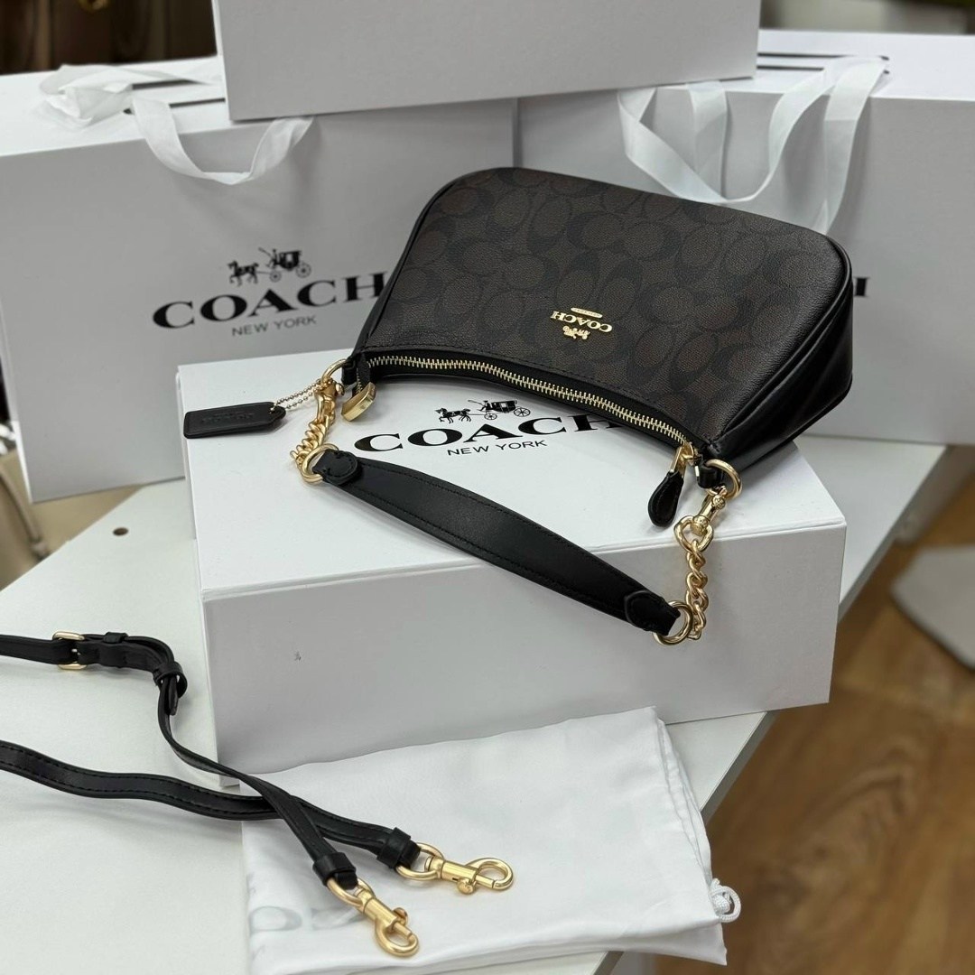 женская сумка coach,сумка coach,coach сумка на плечо,сумка coach белая,сумка coach teri белая кожаная