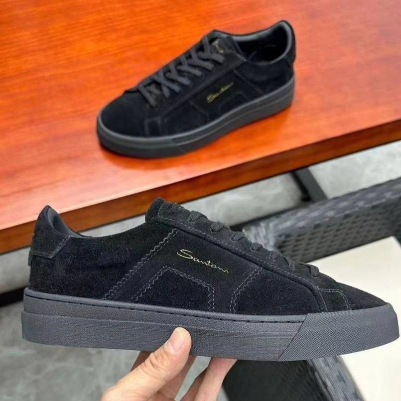 ,замшевые кеды santoni,кроссовки замшевые мужские,замшевые кроссовки,мужские замшевые кеды santoni черные